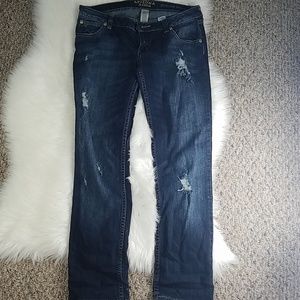 Arizona Distressed Skinny Jeans Size 7S